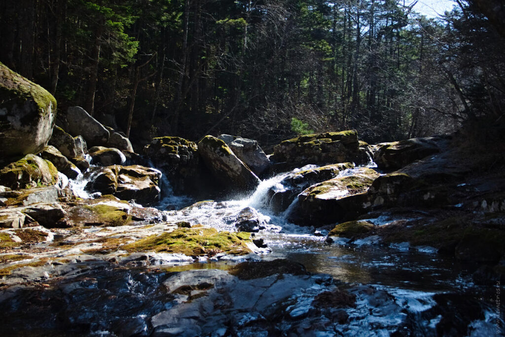 Небольшие водопады на Смольном ручье. Смольные водопады. Приморский край